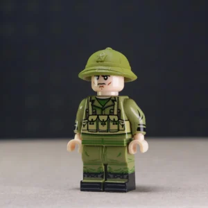 North Vietnamese Army (NVA) soldier from the Vietnam War - Custom Printed Brick Block Figure