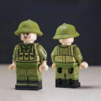 Minifigure - North Vietnamese Army (NVA) soldier from the Vietnam War (LEGO Compatible) Minifigure - North Vietnamese Army (NVA) soldier from the Vietnam War (LEGO Compatible)