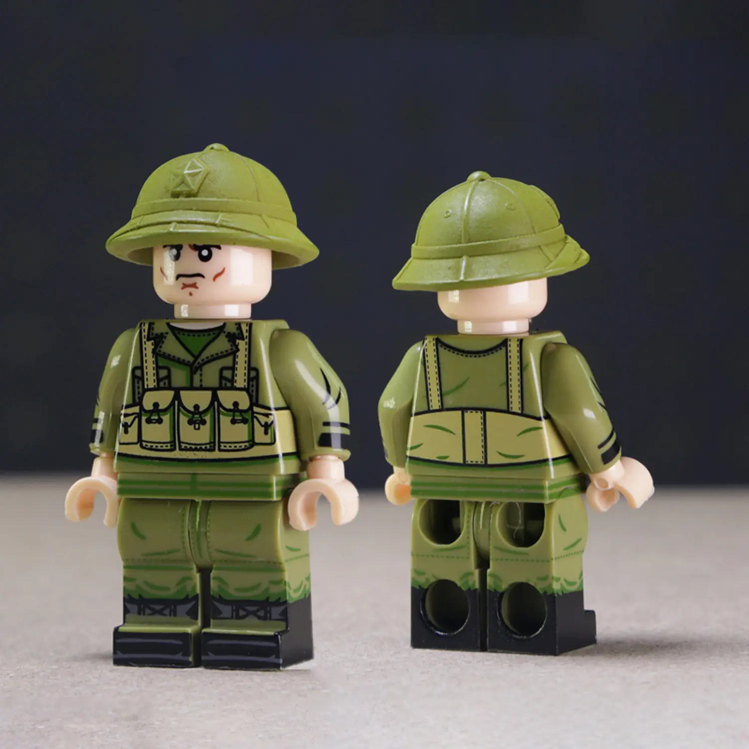 Minifigure - North Vietnamese Army (NVA) soldier from the Vietnam War (LEGO Compatible) Minifigure - North Vietnamese Army (NVA) soldier from the Vietnam War (LEGO Compatible)