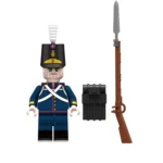 Portuguese Line Infantryman (specifically from the 8th Infantry Regiment) during the Napoleonic Wars - Custom Printed Brick Block Figure