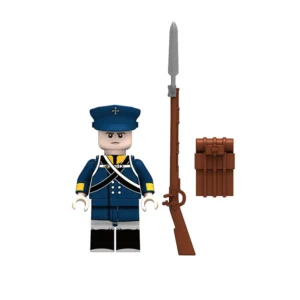 Minifigure - Prussian Landwehr Infantryman (Militia) from the Napoleonic Wars (LEGO Compatible) Minifigure - Prussian Landwehr Infantryman (Militia) from the Napoleonic Wars (LEGO Compatible)