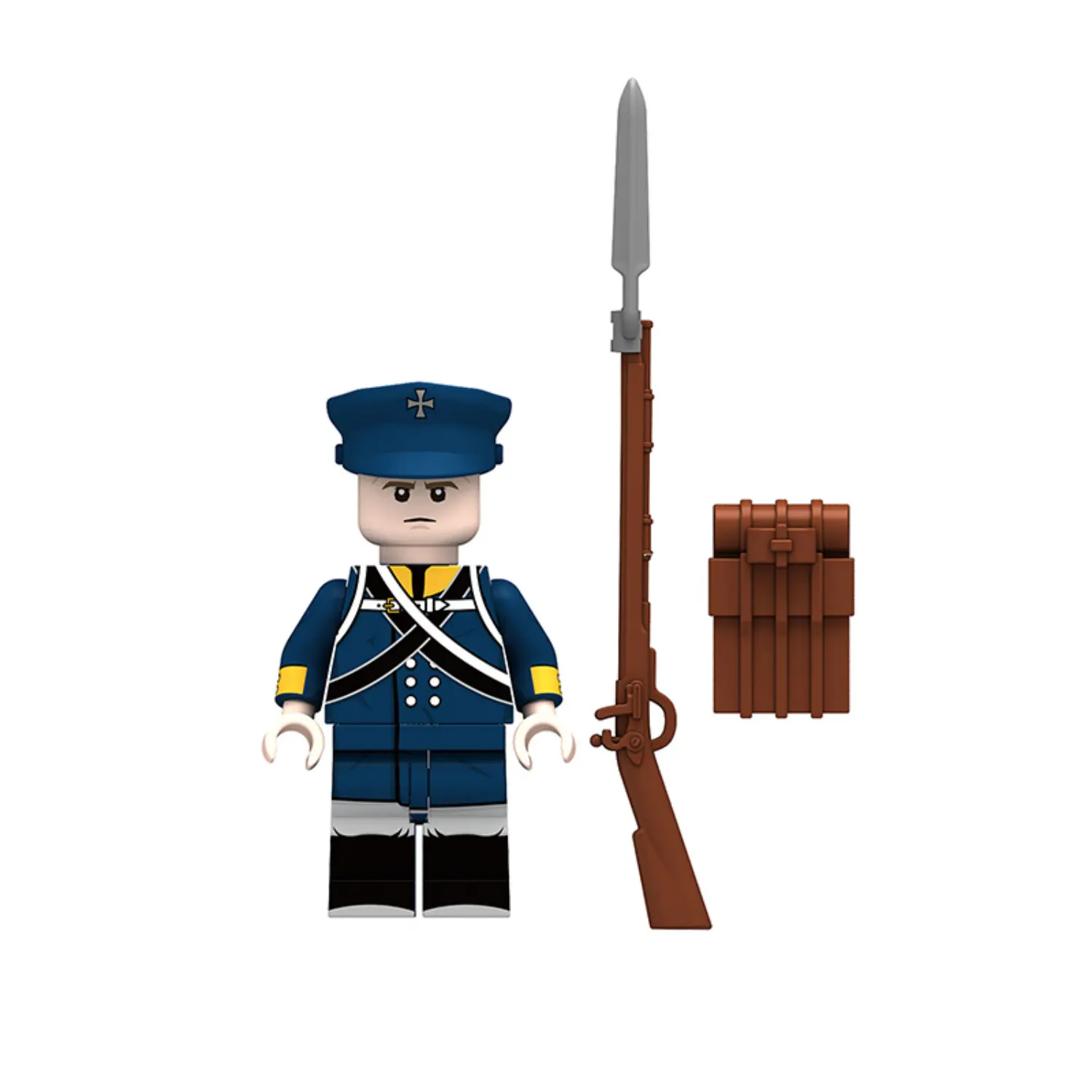 Minifigure - Prussian Landwehr Infantryman (Militia) from the Napoleonic Wars (LEGO Compatible) Minifigure - Prussian Landwehr Infantryman (Militia) from the Napoleonic Wars (LEGO Compatible)