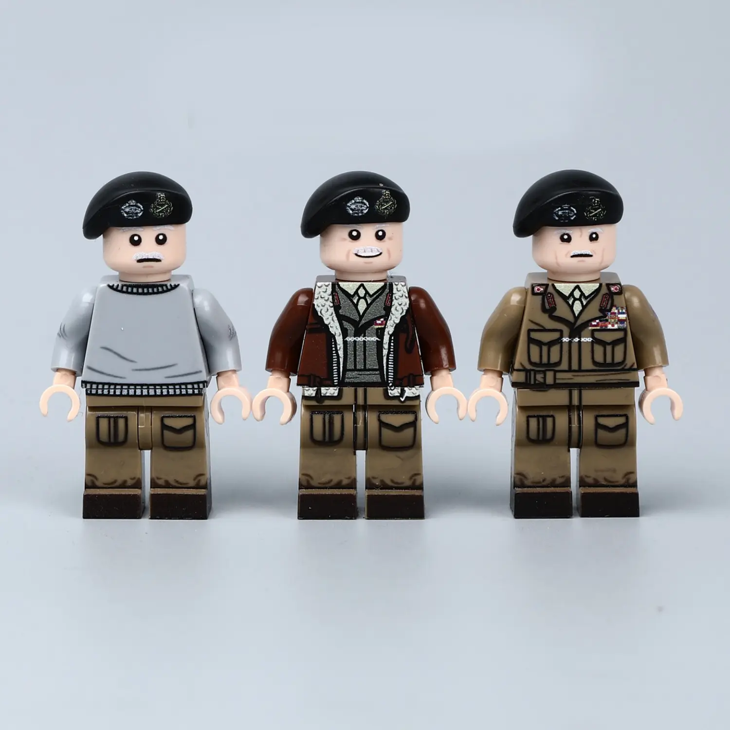 Minifigure - Field Marshal Bernard "Monty" Montgomery in three different outfits British Army commanders of World War II (LEGO Compatible) Minifigure - Field Marshal Bernard "Monty" Montgomery in three different outfits British Army commanders of World War II (LEGO Compatible)