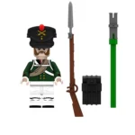 Russian Foot Artillery NCO (Non-Commissioned Officer) from the Napoleonic Wars - Custom Printed Brick Block Figure
