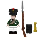 Russian Foot Artillery Officer Spotter from the Napoleonic Wars - Custom Printed Brick Block Figure