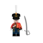 Russian Life Guard Hussar, a member of the elite light cavalry of the Imperial Russian Army during the Napoleonic Wars - Custom Printed Brick Block Figure