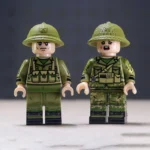 Vietnamese soldiers from the Vietnam War - Custom Printed Brick Block Figure