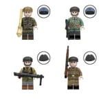 German Luftwaffe (Air Force) ground combat personnel from World War II - Custom Printed Brick Block Figure