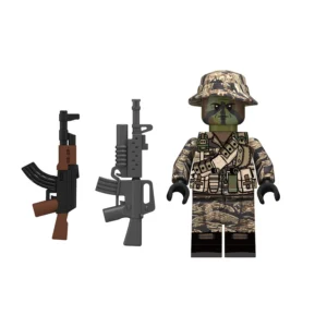 Minifigure – U.S. Special Forces operator from the Vietnam War (LEGO Compatible) Minifigure – U.S. Special Forces operator from the Vietnam War (LEGO Compatible)