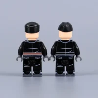 the back of Minifigure - German Waffen-SS Panzer (tank) commanders from World War II (LEGO Compatible) German Waffen-SS Panzer (tank) commanders from World War II - Custom Printed Brick Block Figure