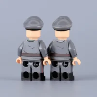 high-ranking officers from two different German foreign volunteer legions during World War II - Custom Printed Brick Block Figure