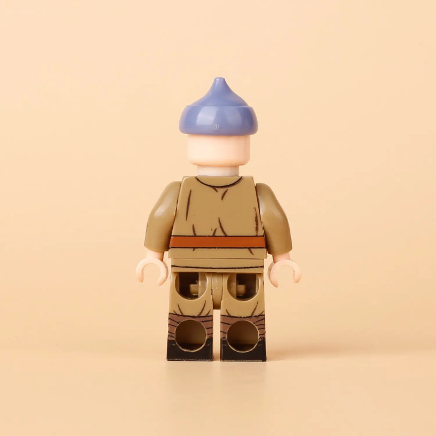the back of Minifigure – Soviet Red Army soldier Semyon Budyonny's 1st Cavalry Army from the Russian Civil War (LEGO Compatible)
