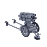 MOC – German 15 cm Nebelwerfer 41 Rocket Launcher - Custom 3D Printed Miniature Accessory Parts Pieces for Brick Block Figures