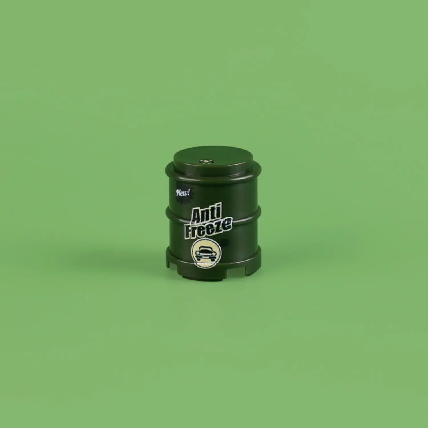 Custom Piece Miniature – Anti-Freeze Coolant Drum – 3D Print for LEGO Minifigure