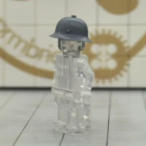 Custom Piece Miniature – Austro-Hungarian Berndorfer Helmet dark grey plastic – 3D Print for LEGO minifigure Custom Piece Miniature – Austro-Hungarian Berndorfer Helmet dark grey plastic – 3D Print for LEGO minifigure