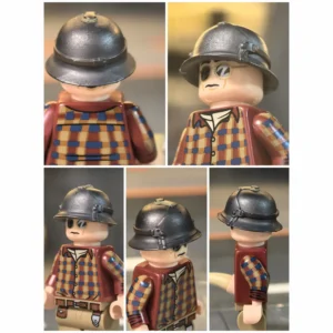 Custom Piece Miniature – Austro-Hungarian Berndorfer Helmet with Stirnpanzer (Armored) – 3D Print for LEGO minifigure Custom Piece Miniature – Austro-Hungarian Berndorfer Helmet with Stirnpanzer (Armored) – 3D Print for LEGO minifigure