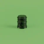 Biohazard Warning Drum - Custom 3D Printed Miniature Accessory Parts Pieces for Brick Block Figures
