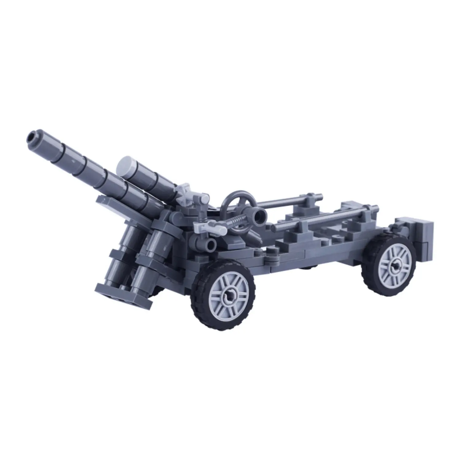 Custom Piece Miniature – German 15 cm schwere Feldhaubitze 18 (sFH 18) Heavy Field Howitzer – 3D Print for LEGO minifigure