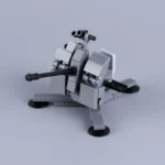 MOC – German 2 cm Flak 38 anti-aircraft Gun cannon - Custom 3D Printed Miniature Accessory Parts Pieces for Brick Block Figures