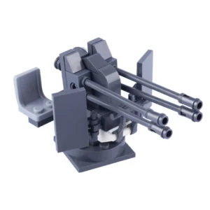 Custom Piece Miniature – German 2 cm Flakvierling 38 Anti-Aircraft Gun (Pedestal Mount) – 3D Print for LEGO minifigure