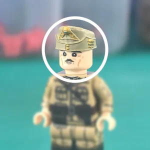 Custom Piece Miniature – German Infantry M43 Field Cap – 3D Print for LEGO minifigure Custom Piece Miniature – German Infantry M43 Field Cap – 3D Print for LEGO minifigure