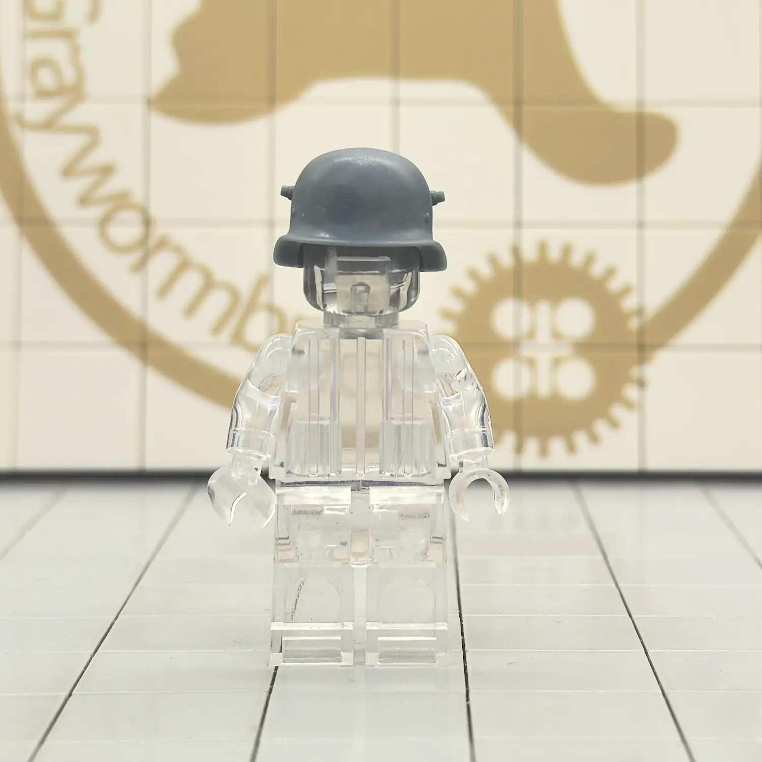 Custom Piece Miniature – German M16 Stahlhelm (Steel Helmet) dark grey plastic – 3D Print for LEGO minifigure Custom Piece Miniature – German M16 Stahlhelm (Steel Helmet) dark grey plastic – 3D Print for LEGO minifigure