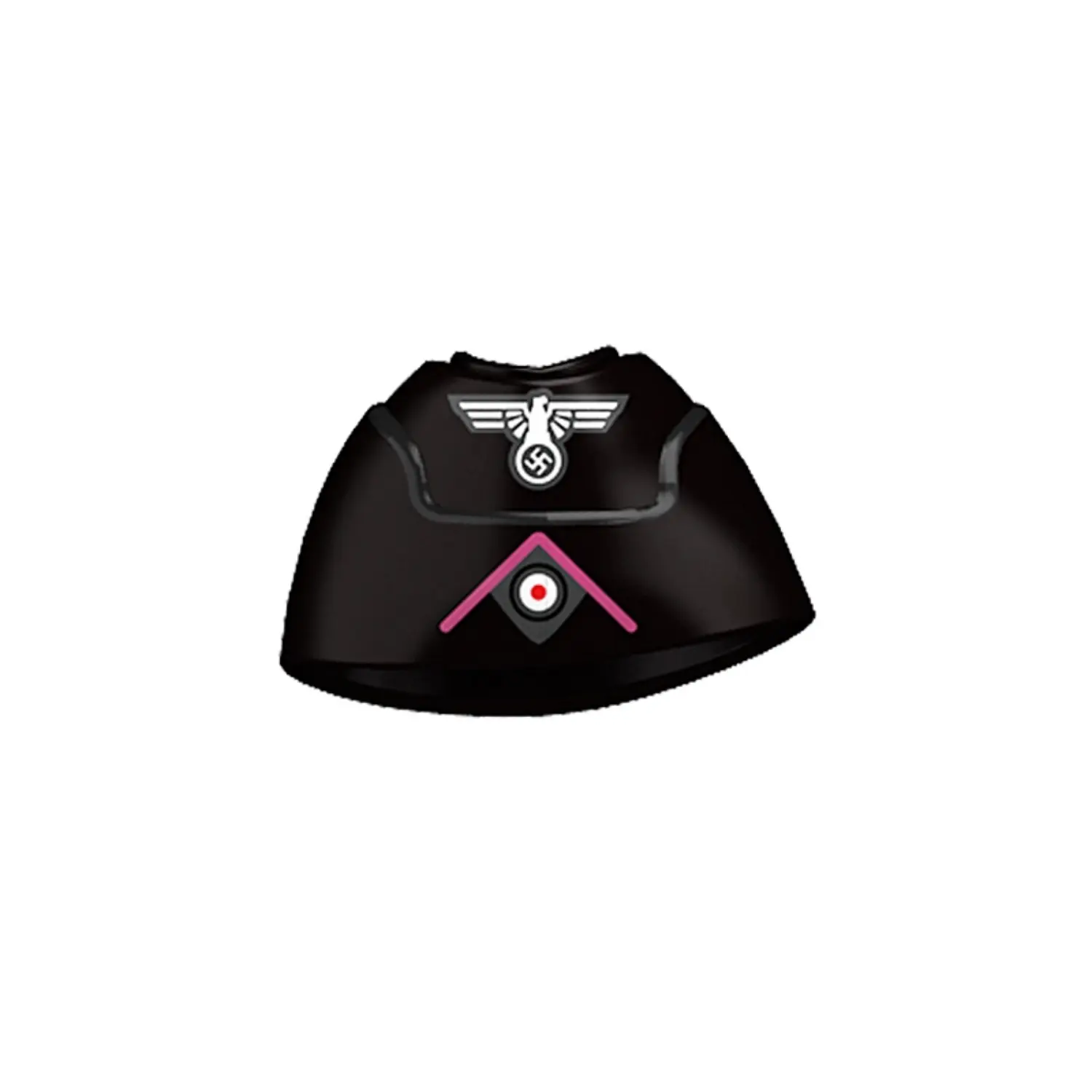 Custom Piece Miniature – German Panzer Side Cap (M38 Schiffchen) Cloth Accessory (or head wrap) – 3D Print for LEGO minifigure