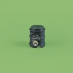 Grey Anti-Freeze Coolant Drum - Custom 3D Printed Miniature Accessory Parts Pieces for Brick Block Figures