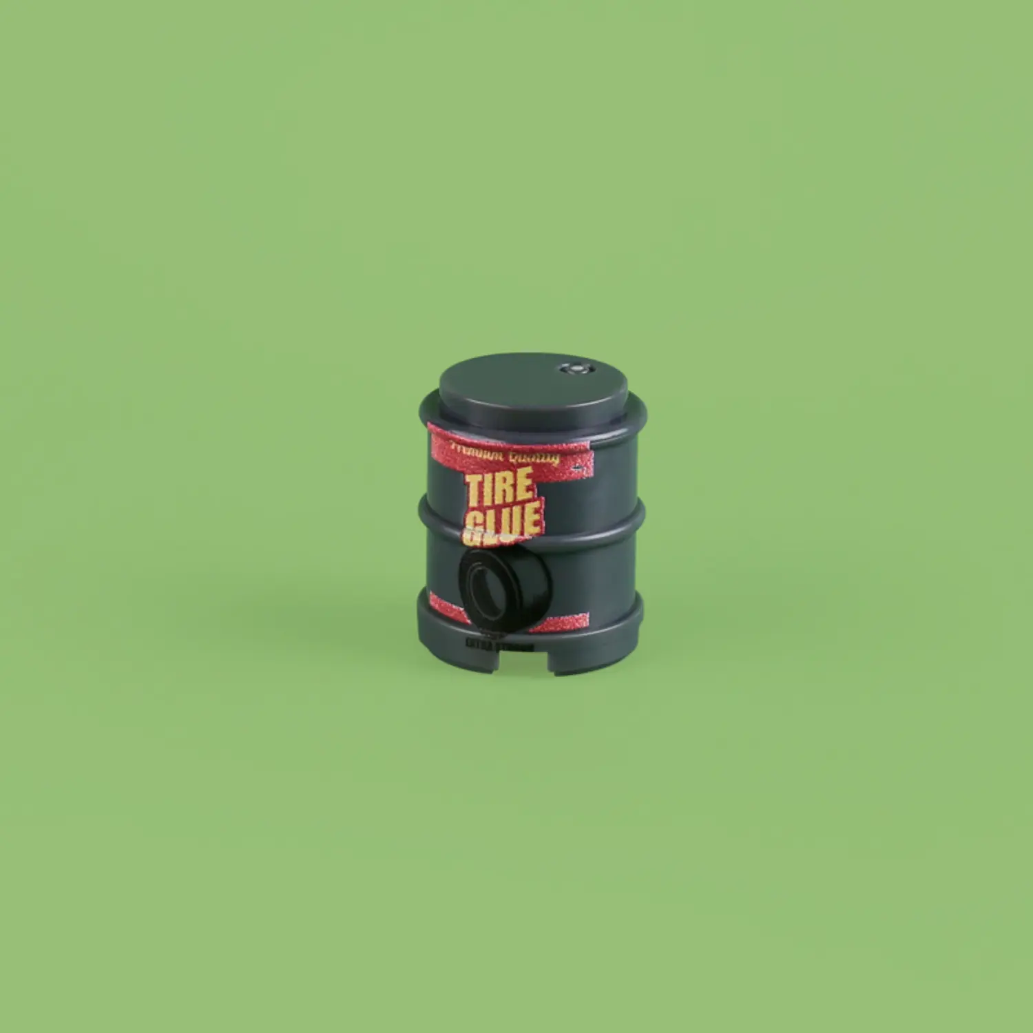 Custom Piece Miniature – Grey Tire Glue Industrial Drum – 3D Print for LEGO Minifigure Custom Piece Miniature – Grey Tire Glue Industrial Drum – 3D Print for LEGO Minifigure