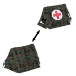 Large German Erbsenmuster (Pea Dot) Camouflage Medical Tent (Spring/Summer Variant) - Custom 3D Printed Miniature Accessory Parts Pieces for Brick Block Figures