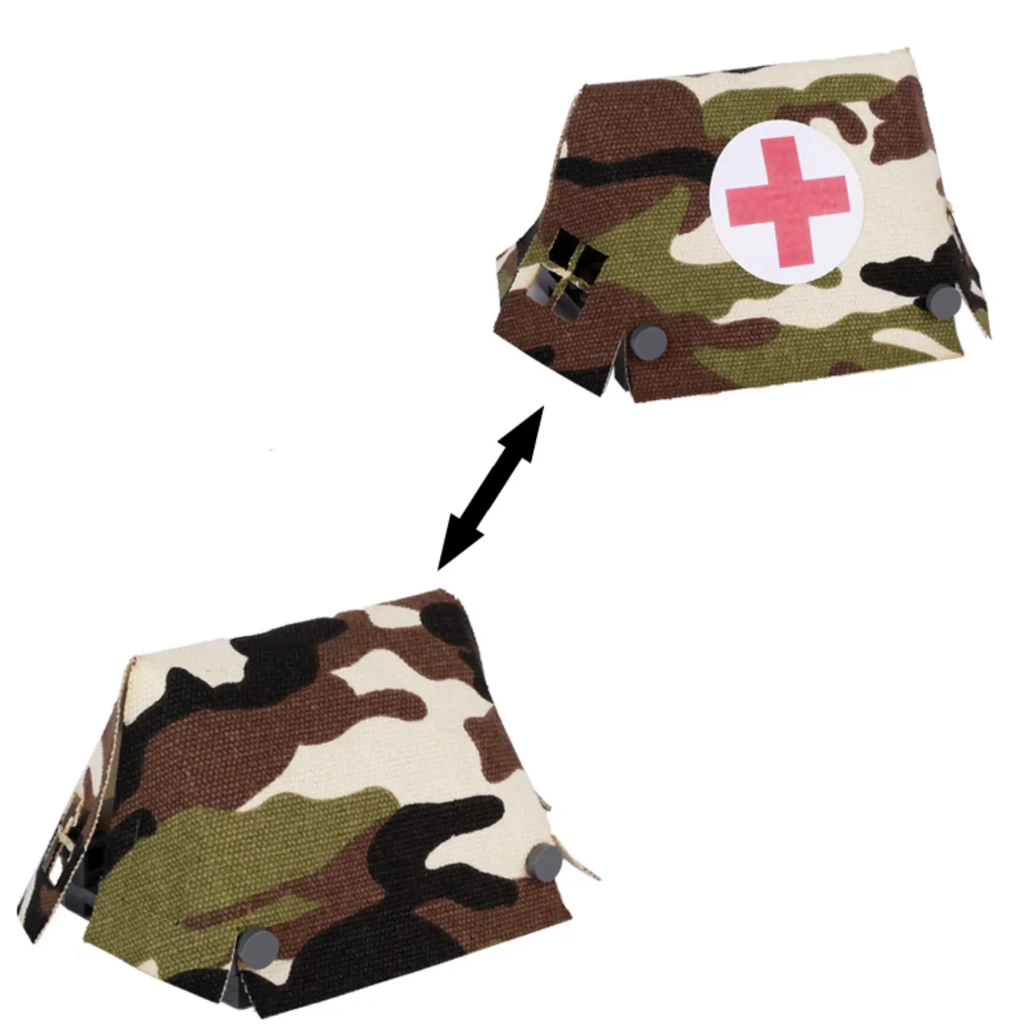 Custom Piece Miniature – Large Woodland Camouflage Medical Tent – 3D Print for LEGO minifigure Custom Piece Miniature – Large Woodland Camouflage Medical Tent – 3D Print for LEGO minifigure