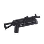 PP-19 Bizon Submachine Gun - Custom 3D Printed Miniature Accessory Parts Pieces for Brick Block Figures