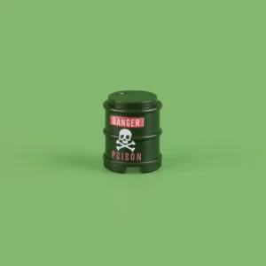Custom Piece Miniature – Poison Toxic Waste Barrel – 3D Print for LEGO Minifigure Custom Piece Miniature – Poison Toxic Waste Barrel – 3D Print for LEGO Minifigure