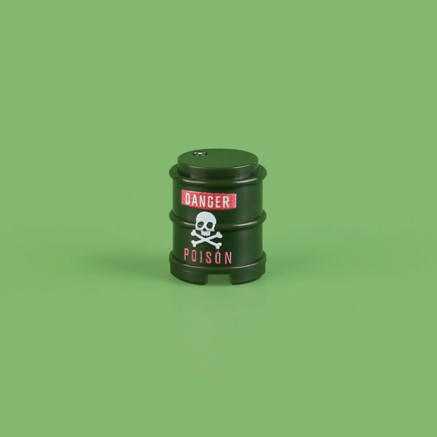 Custom Piece Miniature – Poison Toxic Waste Barrel – 3D Print for LEGO Minifigure