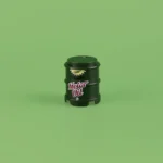 Premium Motor Oil Drum - Custom 3D Printed Miniature Accessory Parts Pieces for Brick Block Figures