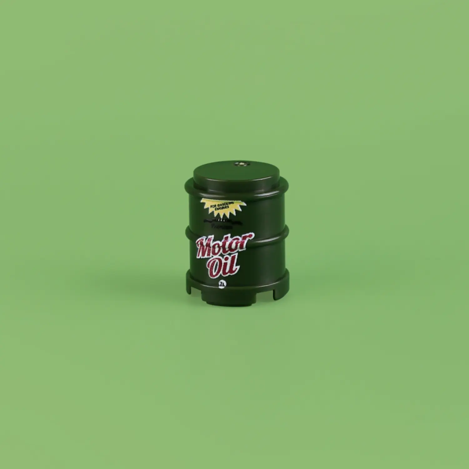 Custom Piece Miniature – Premium Motor Oil Drum – 3D Print for LEGO Minifigure