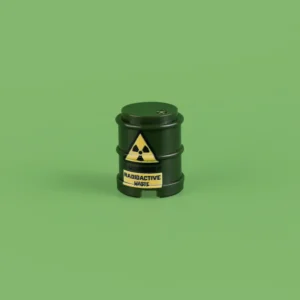 Custom Piece Miniature – Radioactive Waste Barrel – 3D Print for LEGO Minifigure Custom Piece Miniature – Radioactive Waste Barrel – 3D Print for LEGO Minifigure
