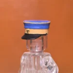 Soviet Officer Visor Cap (Blue Top) - Custom 3D Printed Miniature Accessory Parts Pieces for Brick Block Figures