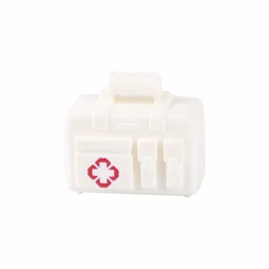 Custom Piece Miniature – White Field Medic Bag First Aid Kit – 3D Print for LEGO minifigure Custom Piece Miniature – White Field Medic Bag First Aid Kit – 3D Print for LEGO minifigure