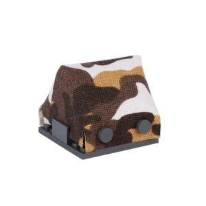 Custom Piece Miniature – classic Desert Camouflage Pup Tent – 3D Print for LEGO minifigure Custom Piece Miniature – classic Desert Camouflage Pup Tent – 3D Print for LEGO minifigure