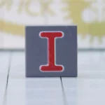 Custom Printed tile – German A7V Tank Tactical Number Tile (Roman Numeral “I”) - Custom 3D Printed Miniature Accessory Parts Pieces for Brick Block Figures