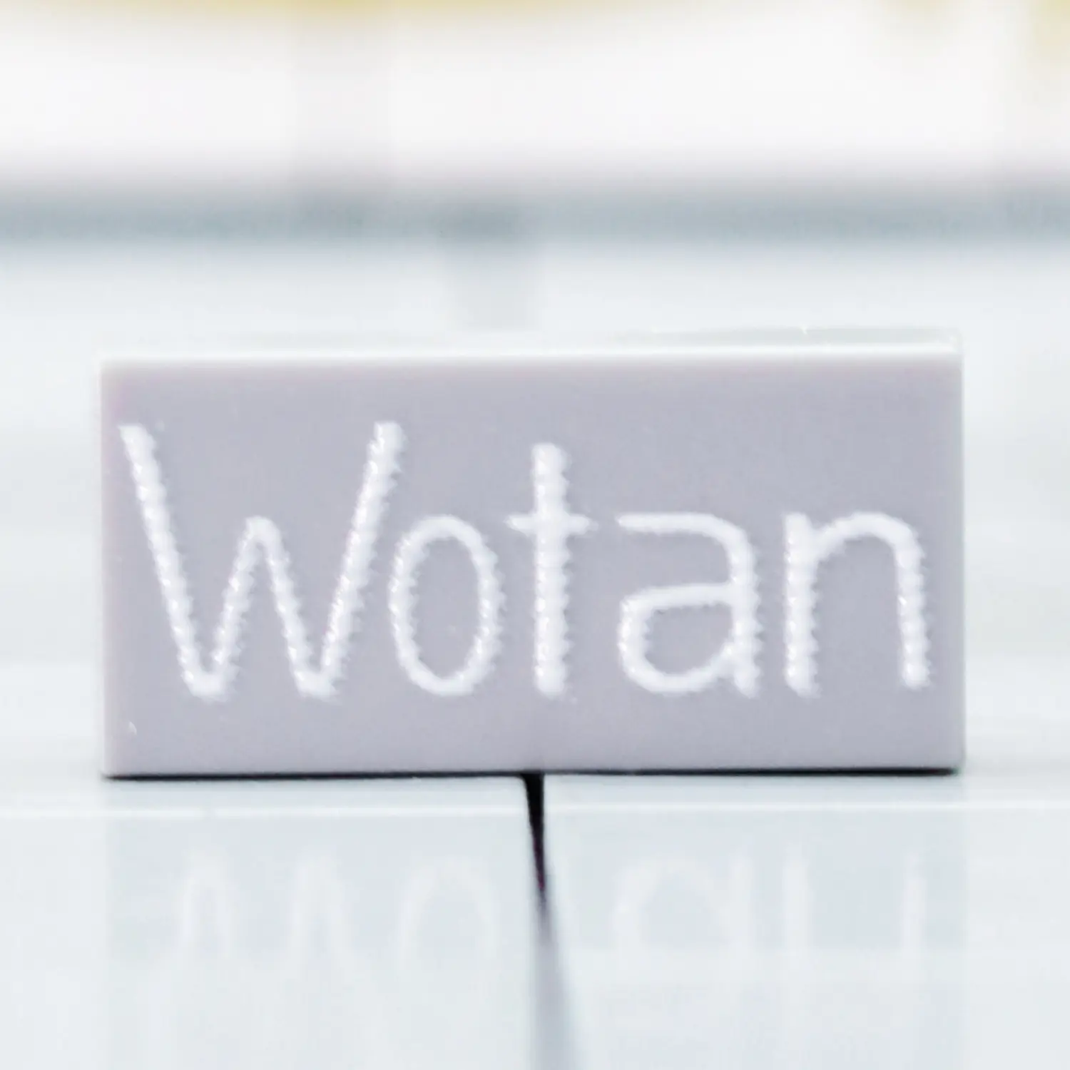 Custom Printed tile – German A7V Tank Wotan Nameplate Tile – 3D Print Miniature for LEGO minifigure Custom Printed tile – German A7V Tank Wotan Nameplate Tile – 3D Print Miniature for LEGO minifigure