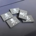 Custom Printed tile – Russian Imperial Armored Troops Insignia Tile –  (1PCS) - Custom 3D Printed Miniature Accessory Parts Pieces for Brick Block Figures