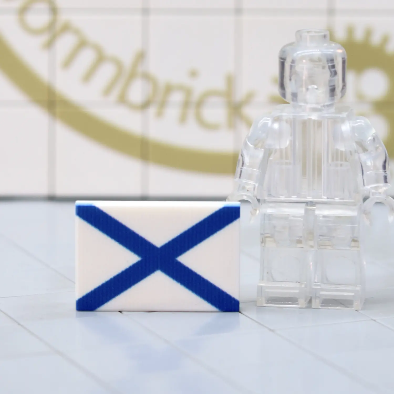 Custom Printed tile – Russian Navy St. Andrew's Flag (Ensign) – 3D Print Miniature for LEGO minifigure Custom Printed tile – Russian Navy St. Andrew's Flag (Ensign) – 3D Print Miniature for LEGO minifigure