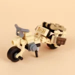 MOC – WWII German DKW NZ 350 Motorcycle (North African Campaign Edition) - Classic Size Building Blocks