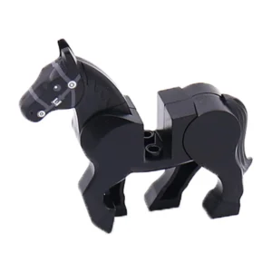 Minifigure - Black Military Warhorse (Heavy Cavalry Stealth Mount) (LEGO Compatible) Minifigure - Black Military Warhorse (Heavy Cavalry Stealth Mount) (LEGO Compatible)