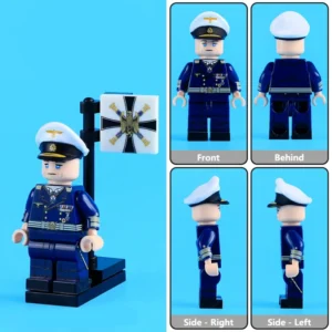 Minifigure - Erich Raeder German Grand Admiral (Großadmiral) (LEGO Compatible) Minifigure - Erich Raeder German Grand Admiral (Großadmiral) (LEGO Compatible)