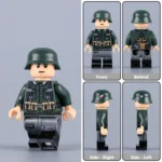 German Army (Heer) Infantryman from the early stages of World War II - Custom Printed Brick Block Figure