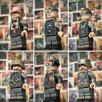 German Army Infantry Squad WWII - Custom Printed Brick Block Figure