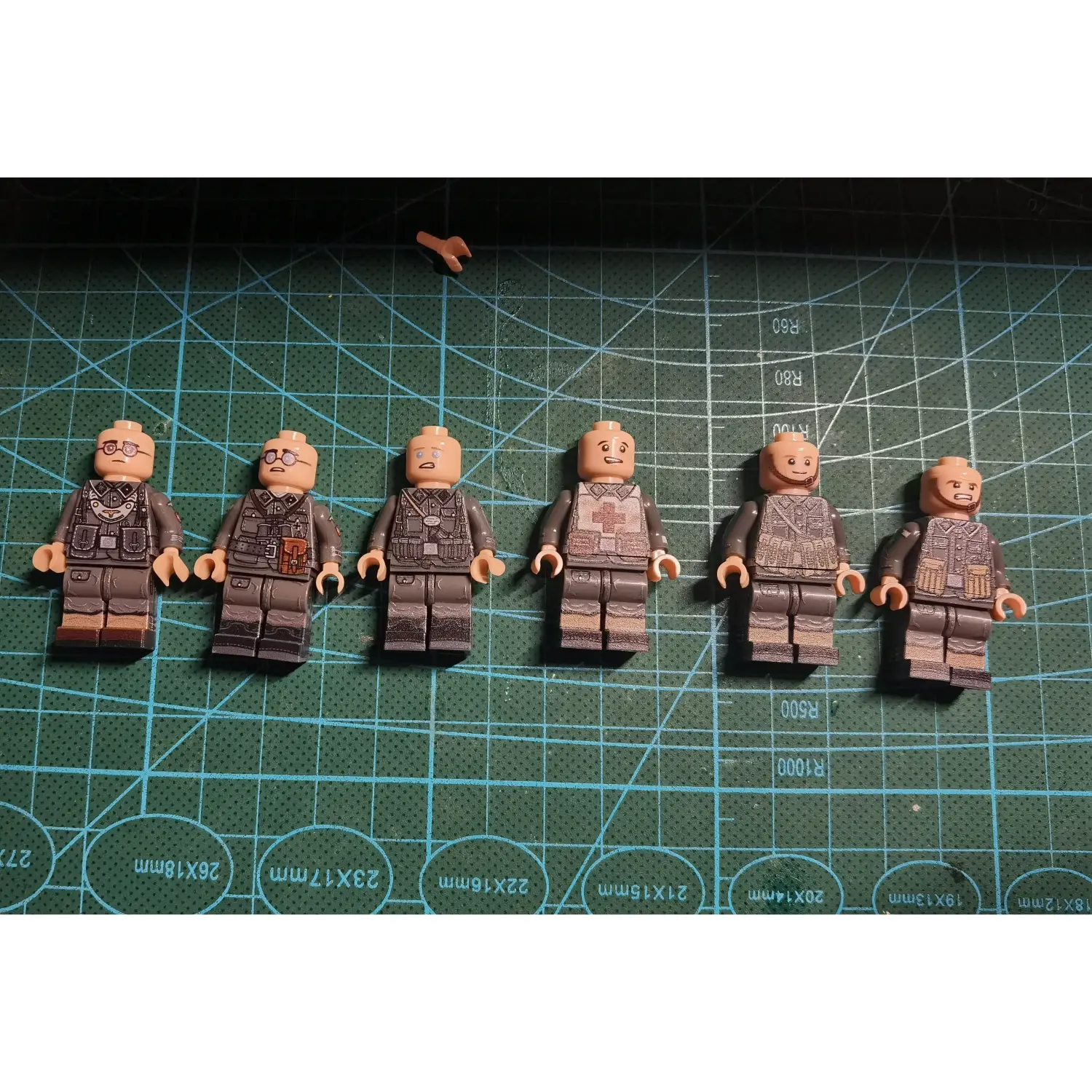 Minifigure - German Army Infantry Squad WWII (LEGO Compatible)